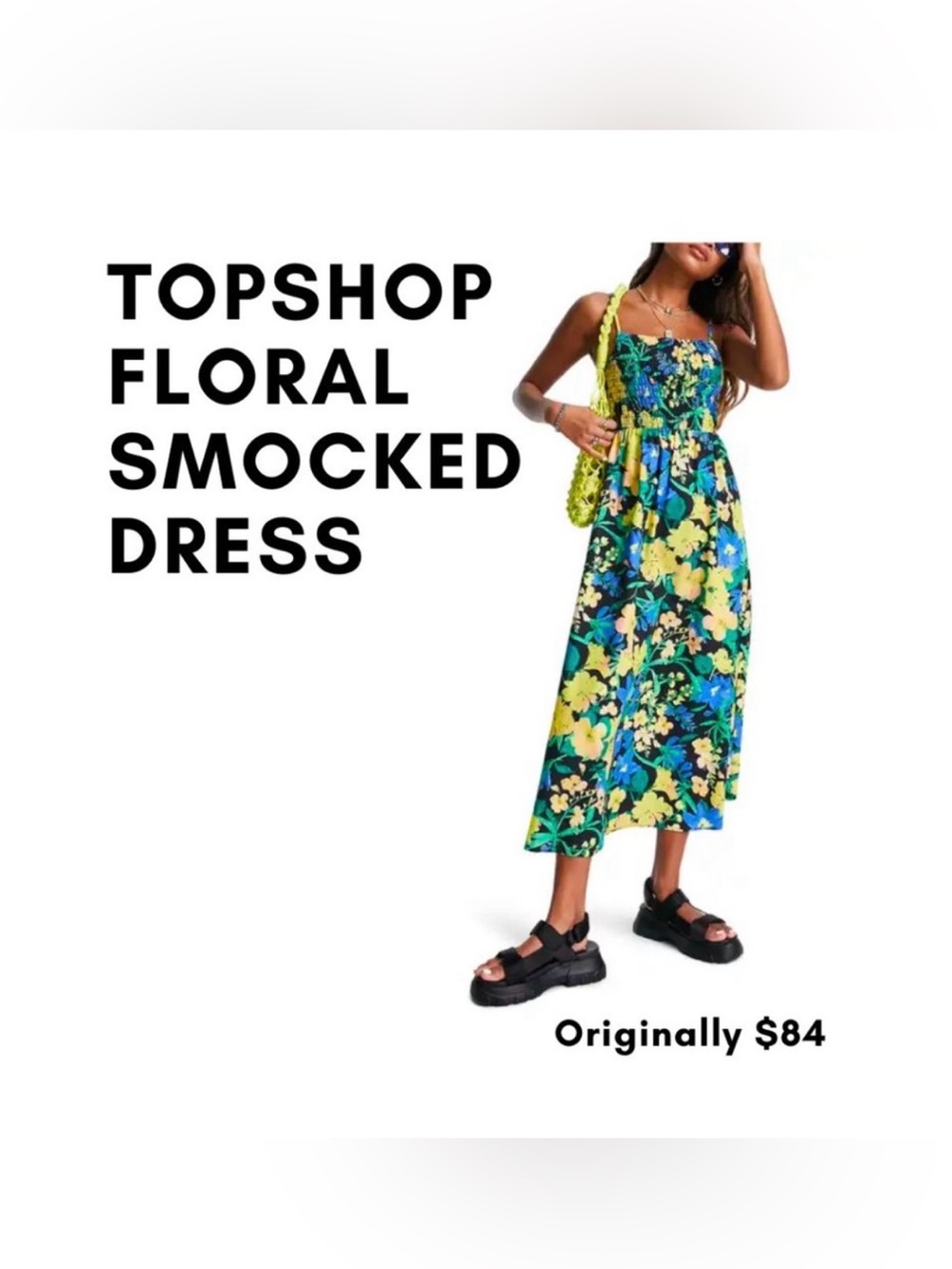 Topshop maxi dress with tie back